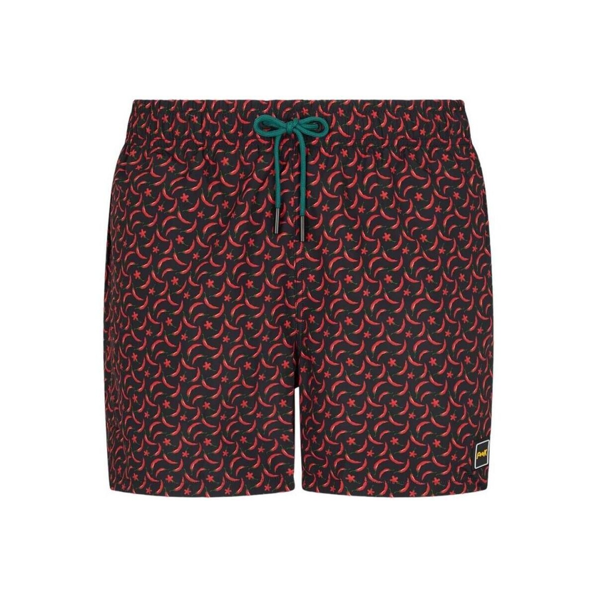 Textiel Heren Korte broeken / Bermuda's F * * K Shorts Uomo Fantasia Peperoncino Fk23-2108u Multicolour