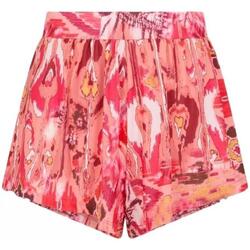 Textiel Dames Korte broeken / Bermuda's F * * K Shorts Donna Fantasia corallo Fk23-1629u Multicolour