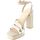 Schoenen Dames Sandalen / Open schoenen Tsakiris Mallas Sandalo Donna Nudo Dorothy-675 Goud