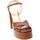 Schoenen Dames Sandalen / Open schoenen Lorenzo Mari Sandalo Donna Cuoio Morena-02 Brown