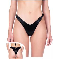 Textiel Dames Bikinibroekjes- en tops F * * K Slip Mare Donna Nero Fk23-b0812nr Zwart