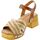 Schoenen Dames Sandalen / Open schoenen Sandro Rosi Sandalo Donna Cuoio 8750 Brown