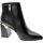 Schoenen Dames Sandalen / Open schoenen Exé Shoes Tronchetto Donna Nero M4864-c5656 Zwart