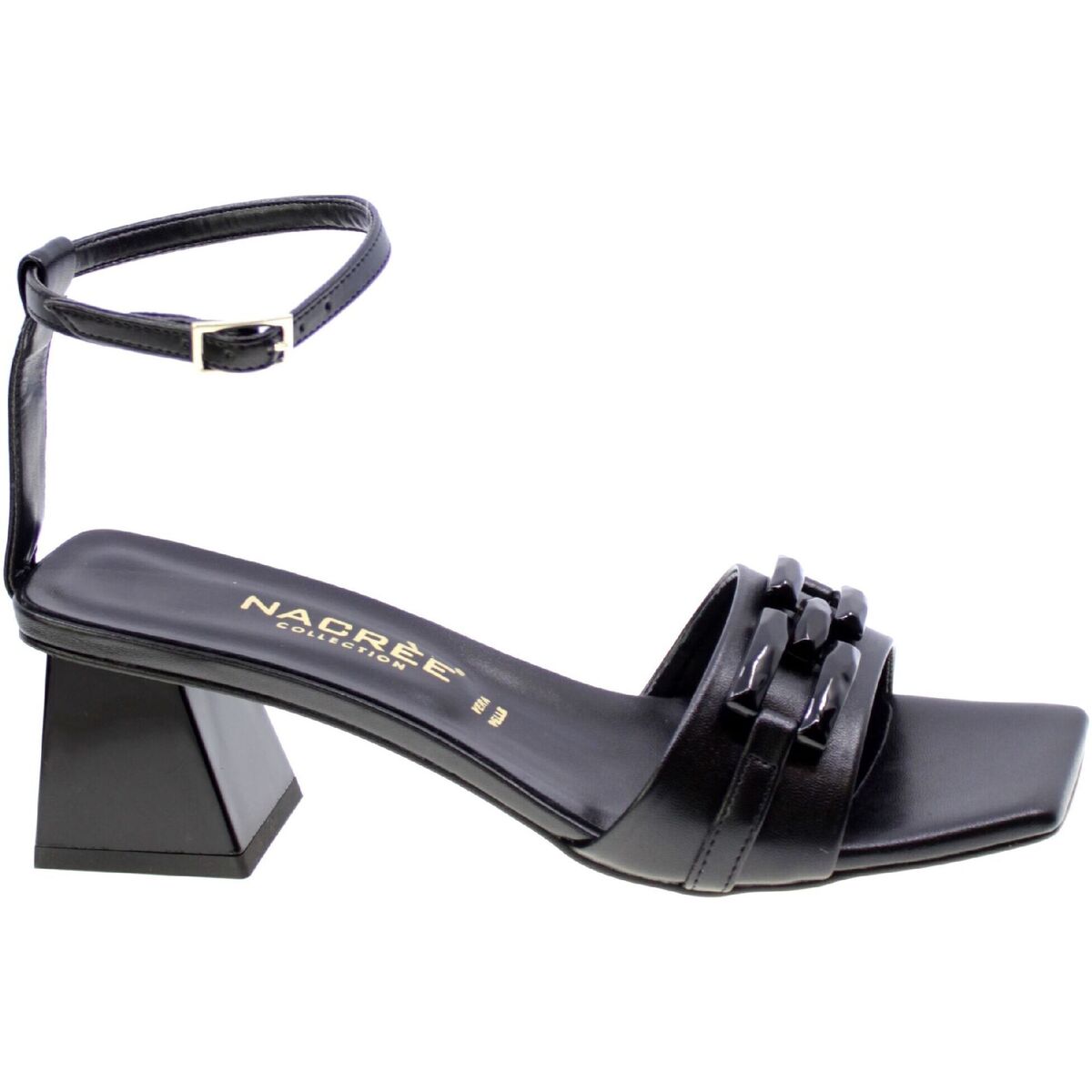 Schoenen Dames Sandalen / Open schoenen Nacree NacrÈe Sandalo Donna Nero Cleo003 Zwart