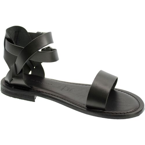 Schoenen Dames Sandalen / Open schoenen Cuoieria Italiana Sandalo Donna Nero 1213/22 Zwart