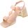 Schoenen Dames Sandalen / Open schoenen Jeannot Sandalo Donna Rosa Nj625 Roze