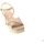 Schoenen Dames Sandalen / Open schoenen Unisa Sandalo Donna Nudo Ozzy Roze