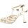 Schoenen Dames Sandalen / Open schoenen Nacree NacrÈe Sandalo Donna Platino Oliv005 Goud