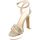 Schoenen Dames Sandalen / Open schoenen Lorenzo Mari Sandalo Donna Oro Iuventas-01 Goud