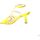 Schoenen Dames Sandalen / Open schoenen Lorenzo Mari Sandalo Donna Giallo Mirta/23 Geel