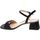 Schoenen Dames Sandalen / Open schoenen Unisa Sandalo Donna Nero Kirk Zwart