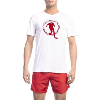 Textiel Heren T-shirts korte mouwen Bikkembergs - bkk1mts02 Wit
