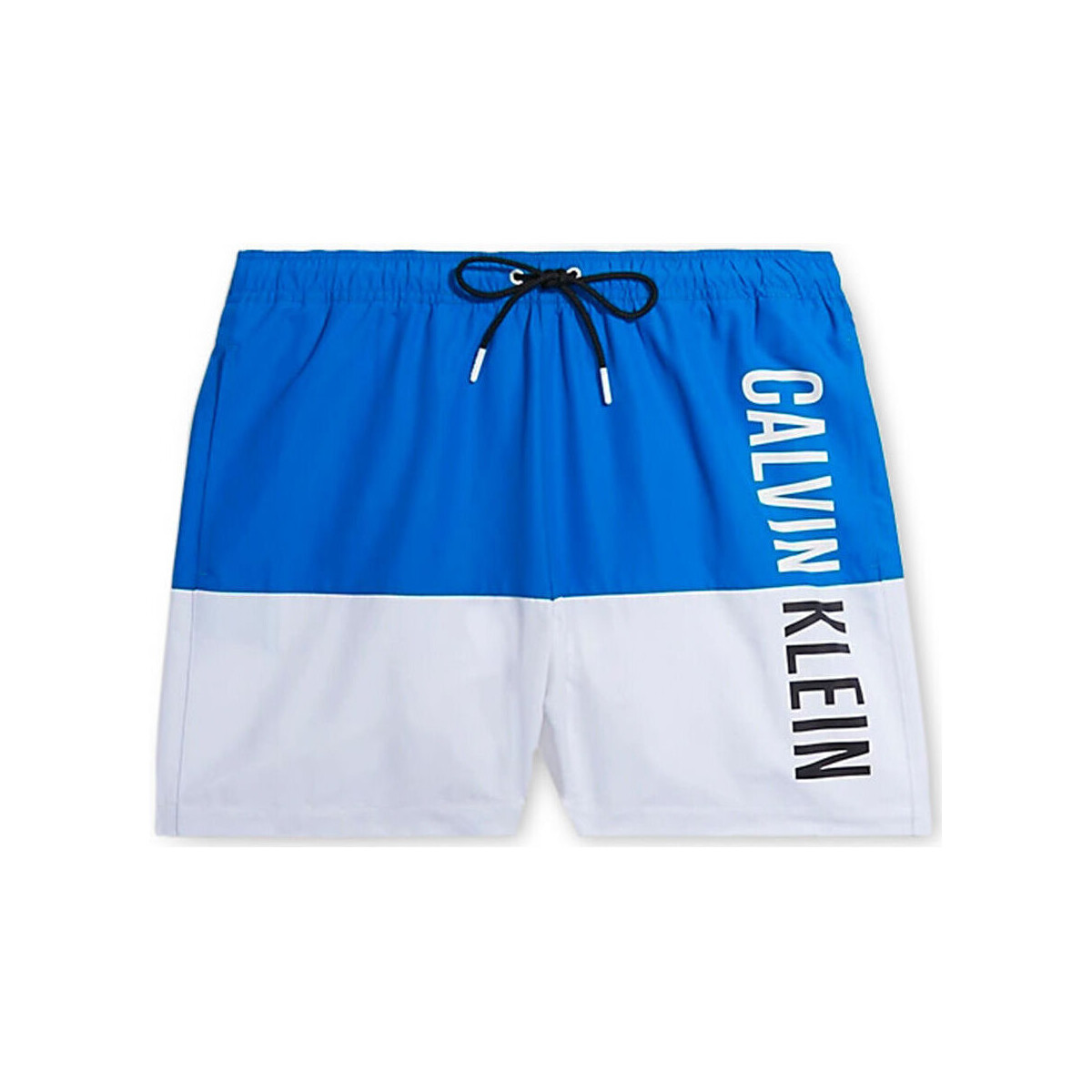 Textiel Heren Korte broeken / Bermuda's Calvin Klein Jeans km0km00796-c4x blue Blauw