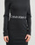 Textiel Dames Korte jurken Calvin Klein Jeans LOGO ELASTIC MILANO LS DRESS Zwart