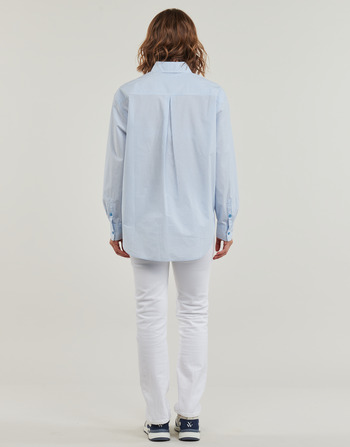 Calvin Klein Jeans WOVEN LABEL RELAXED SHIRT Blauw