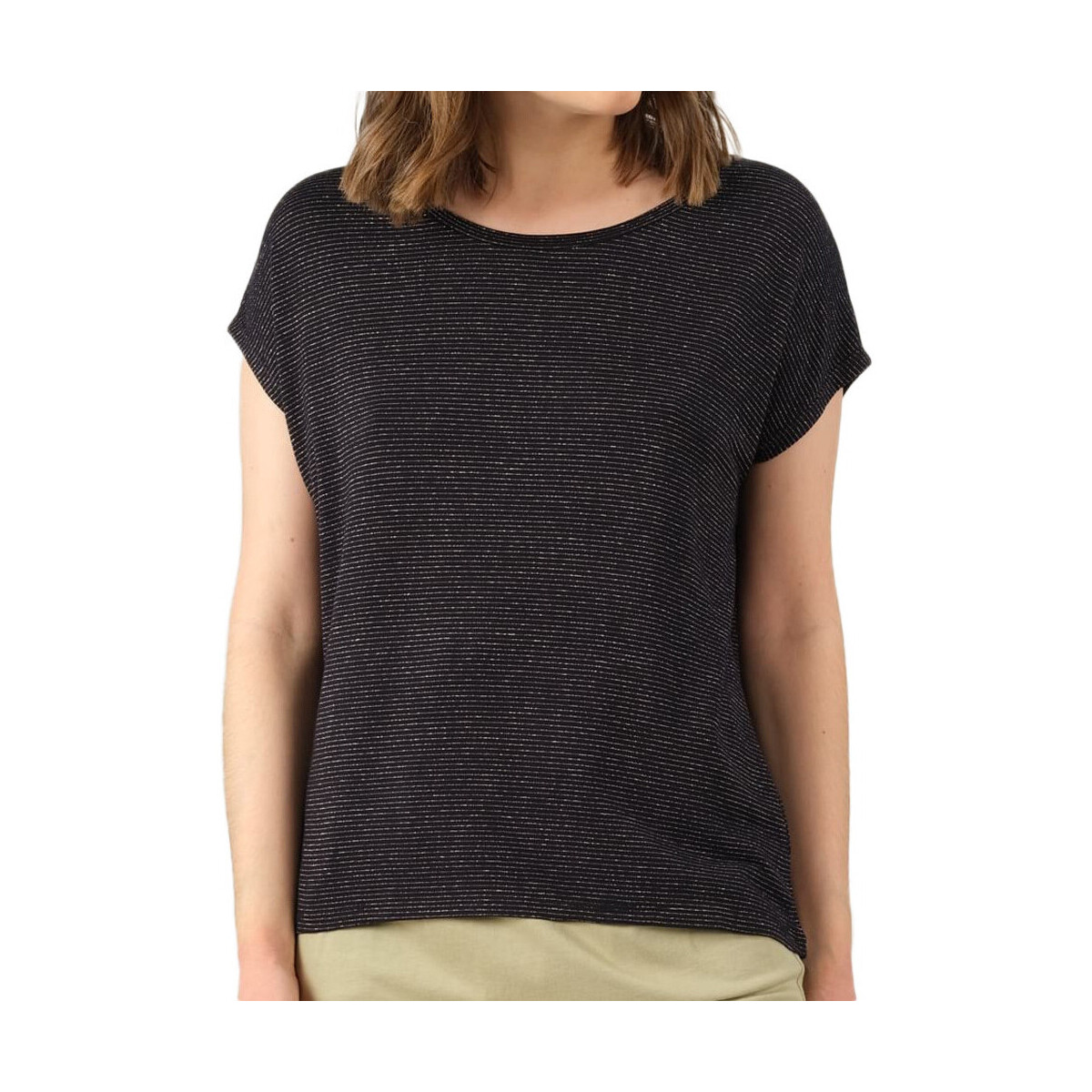 Textiel Dames T-shirts & Polo’s Deeluxe  Zwart