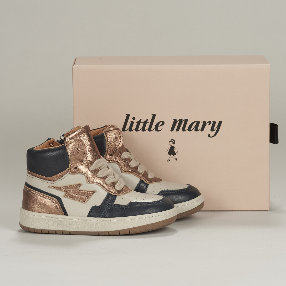 Schoenen Kinderen Hoge sneakers Little Mary CAMILLE Brown