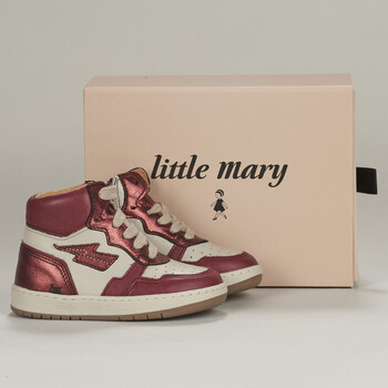 Schoenen Kinderen Hoge sneakers Little Mary CAMILLE Rood