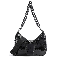 Tassen Dames Handtassen kort hengsel Versace Jeans Couture 74VA4BFG Zwart