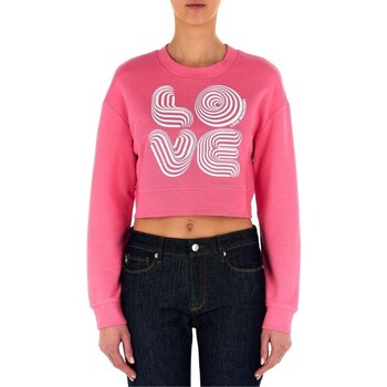 Textiel Dames Sweaters / Sweatshirts Love Moschino  Roze
