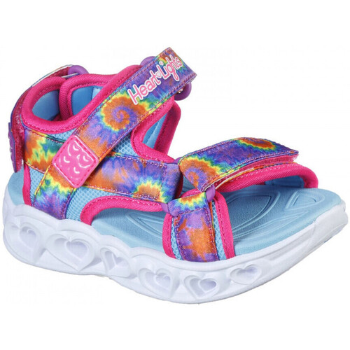 Schoenen Kinderen Sandalen / Open schoenen Skechers Heart lights sandals-color gr Multicolour
