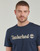 Textiel Heren T-shirts korte mouwen Timberland Camo Linear Logo Short Sleeve Tee Marine