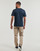 Textiel Heren T-shirts korte mouwen Timberland Linear Logo Short Sleeve Tee Marine