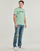 Textiel Heren T-shirts korte mouwen Timberland Linear Logo Short Sleeve Tee Grijs / Groen
