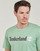 Textiel Heren T-shirts korte mouwen Timberland Linear Logo Short Sleeve Tee Grijs / Groen