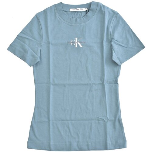 Textiel Dames T-shirts & Polo’s Calvin Klein Jeans J20J221426 Blauw