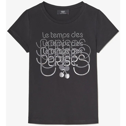 Textiel Meisjes T-shirts & Polo’s Le Temps des Cerises T-shirt CORINAGI Zwart