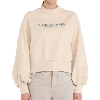 Textiel Dames Sweaters / Sweatshirts Guess  Beige