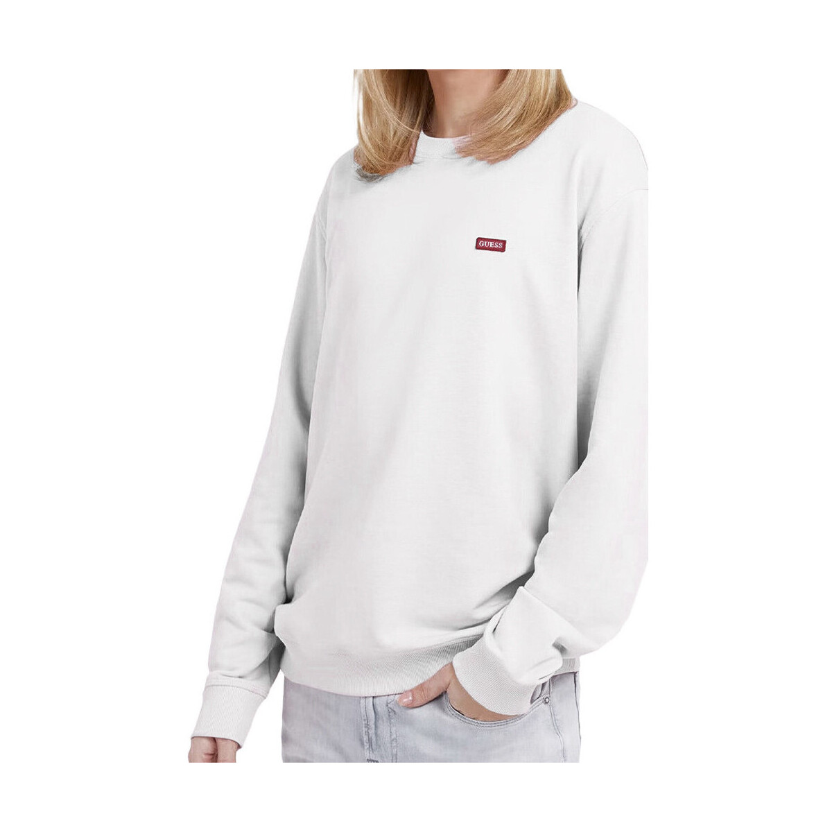 Textiel Heren Sweaters / Sweatshirts Guess  Wit
