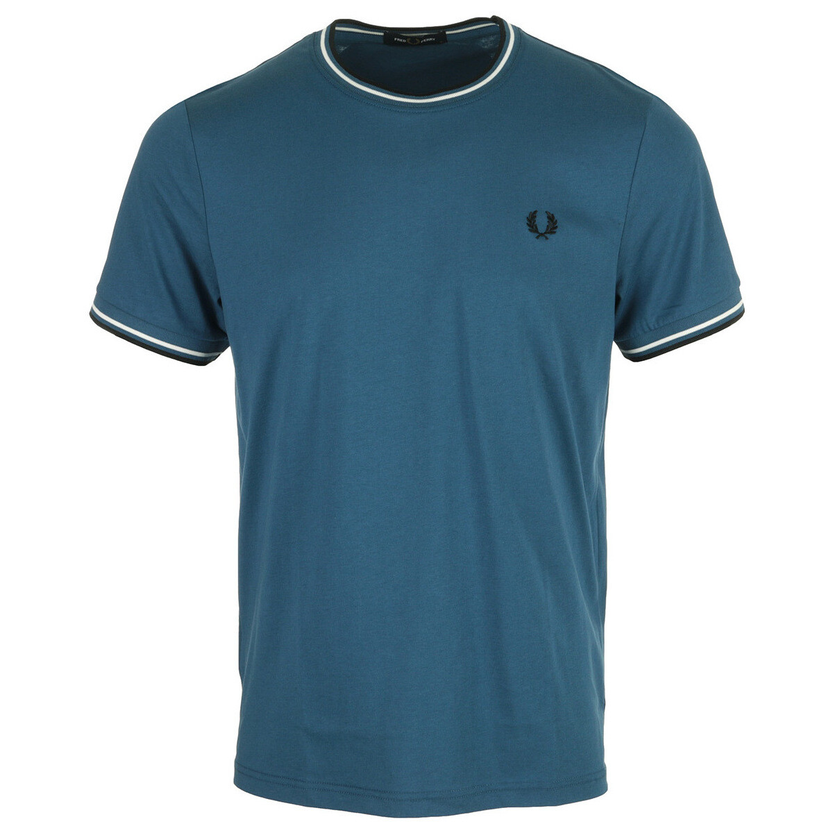 Textiel Heren T-shirts korte mouwen Fred Perry Twin Tipped Blauw