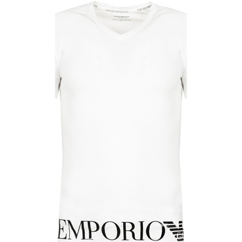 Textiel Heren T-shirts korte mouwen Emporio Armani 111760 3R755 Wit