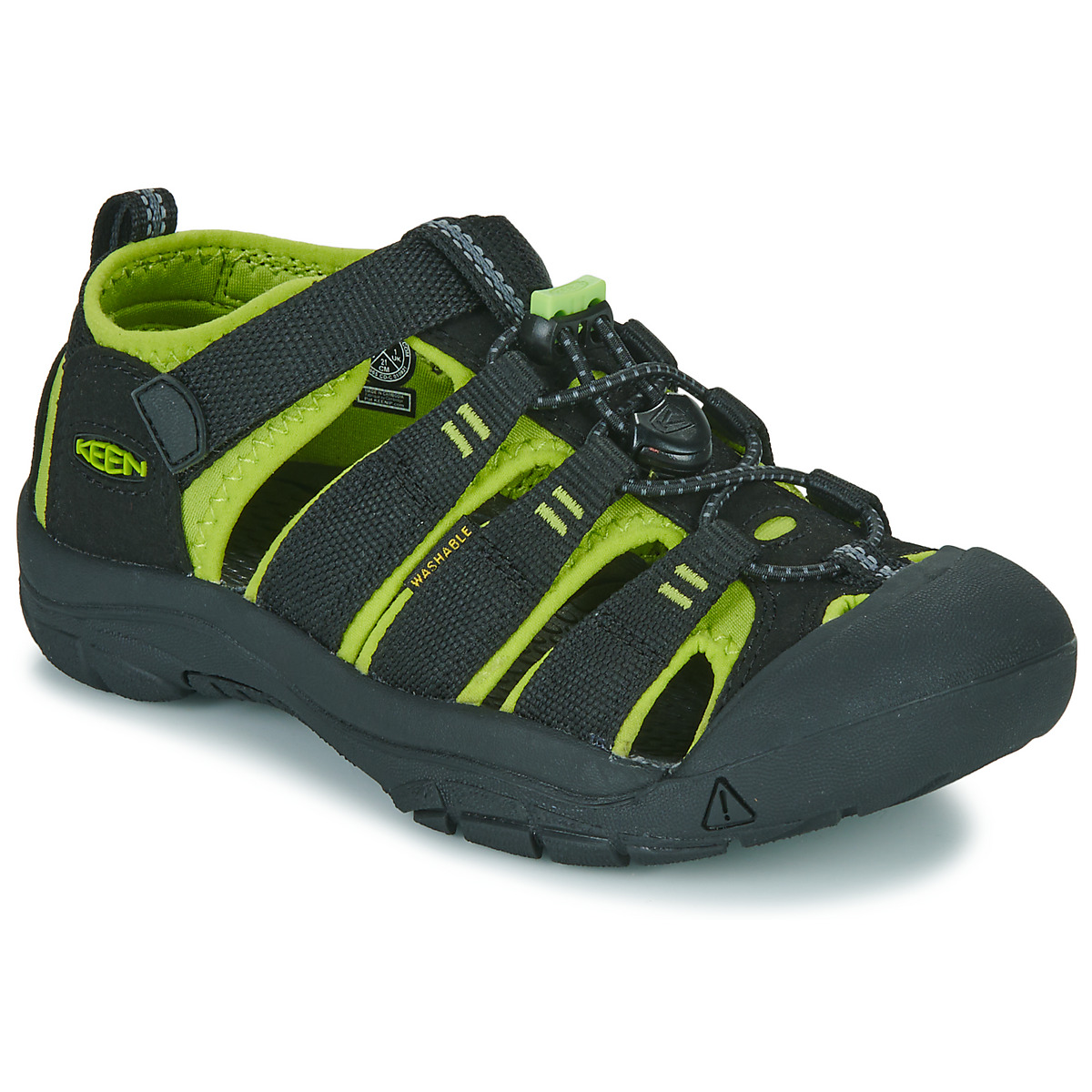 Schoenen Jongens Sandalen / Open schoenen Keen KIDS NEWPORT H2 Zwart / Groen