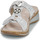 Schoenen Dames Leren slippers Ara Hawaii 2.0 Ecru / Zilver