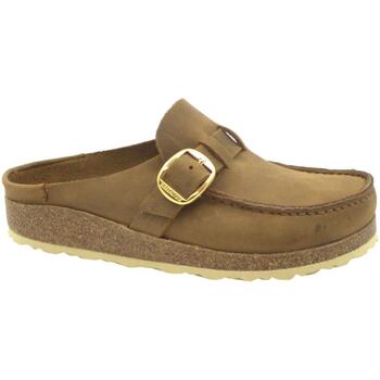 Schoenen Dames Leren slippers Birkenstock BIR-CCC-1024028-CO Brown