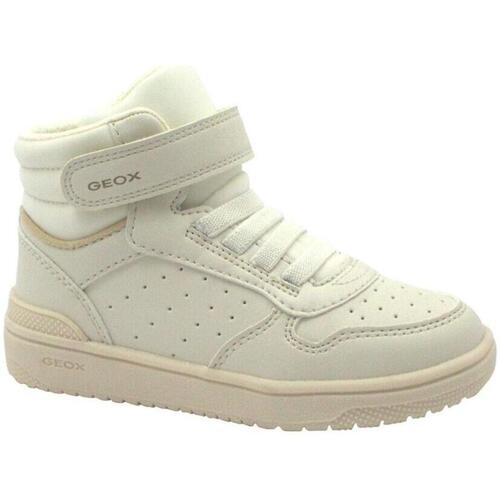 Schoenen Kinderen Hoge sneakers Geox GEO-I23-J36HXA-IV-b Wit