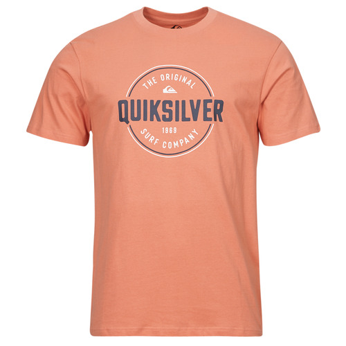 Textiel Heren T-shirts korte mouwen Quiksilver CIRCLE UP SS Corail