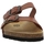 Schoenen Dames Leren slippers Natural World 7015 Brown