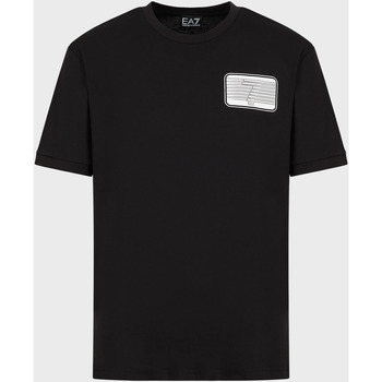 Textiel Heren T-shirts korte mouwen Emporio Armani  Zwart
