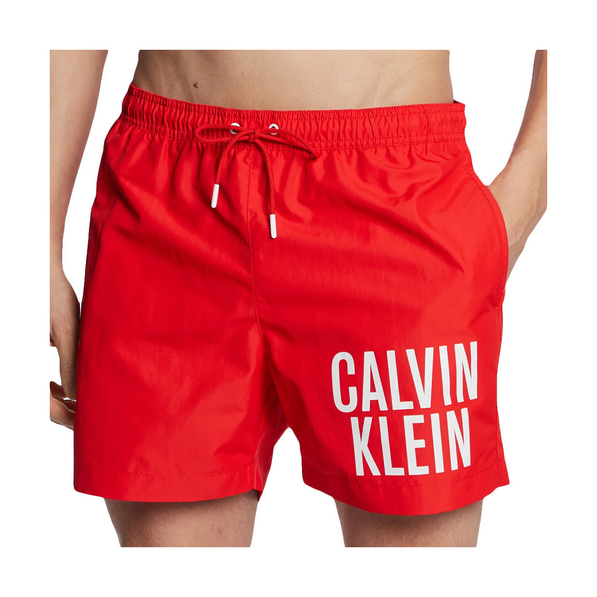 Textiel Heren Zwembroeken/ Zwemshorts Calvin Klein Jeans  Rood