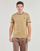 Textiel Heren T-shirts korte mouwen Fred Perry TWIN TIPPED T-SHIRT Beige / Zwart
