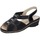 Schoenen Dames Sandalen / Open schoenen Rosetta EZ31 Zwart
