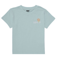 Textiel Meisjes T-shirts korte mouwen Levi's OCEAN BEACH SS TEE Blauw / Pastel / Orange / Pastel