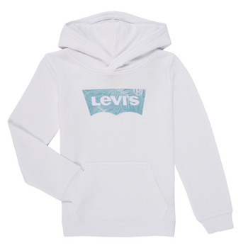 Textiel Jongens Sweaters / Sweatshirts Levi's PALM BATWING FILL HOODIE Wit / Blauw