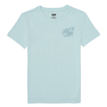 Textiel Jongens T-shirts korte mouwen Levi's SURFING DACHSHUND TEE Multicolour / Blauw