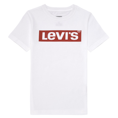 Textiel Jongens T-shirts korte mouwen Levi's SHORT SLEEVE GRAPHIC TEE SHIRT Wit