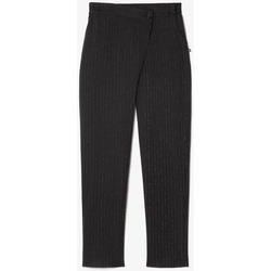 Textiel Dames Broeken / Pantalons Le Temps des Cerises Broek carot LIVIA Zwart